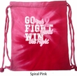 Breast Cancer Awareness Go Fight Win Tie Dye Bag