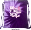 Breast Cancer Awareness Go Fight Win Tie Dye Bag