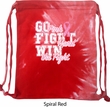 Breast Cancer Awareness Go Fight Win Tie Dye Bag