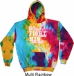 Breast Cancer Awareness Go Fight Win Tie Dye Hoodie