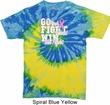 Breast Cancer Awareness Go Fight Win Tie Dye Shirt
