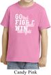 Breast Cancer Awareness Go Fight Win Toddler Shirt