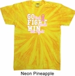 Breast Cancer Awareness Go Fight Win Twist Tie Dye Shirt