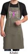 Breast Cancer Awareness Heaven Can Wait Full Length Apron with Pockets
