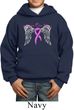 Breast Cancer Awareness Heaven Can Wait Kids Hoody