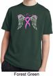 Breast Cancer Awareness Heaven Can Wait Kids Moisture Wicking Shirt