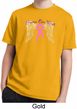 Breast Cancer Awareness Heaven Can Wait Kids Moisture Wicking Shirt