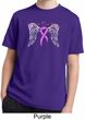 Breast Cancer Awareness Heaven Can Wait Kids Moisture Wicking Shirt