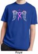 Breast Cancer Awareness Heaven Can Wait Kids Moisture Wicking Shirt