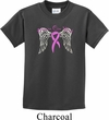 Breast Cancer Awareness Heaven Can Wait Kids Shirt
