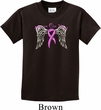 Breast Cancer Awareness Heaven Can Wait Kids Shirt