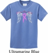 Breast Cancer Awareness Heaven Can Wait Kids Shirt