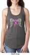 Breast Cancer Awareness Heaven Can Wait Ladies Ideal Tank Top