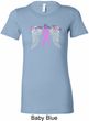 Breast Cancer Awareness Heaven Can Wait Ladies Longer Length Shirt