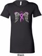 Breast Cancer Awareness Heaven Can Wait Ladies Longer Length Shirt