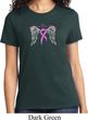 Breast Cancer Awareness Heaven Can Wait Ladies Shirt