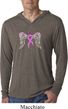 Breast Cancer Awareness Heaven Can Wait Lightweight Hoodie Shirt