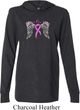 Breast Cancer Awareness Heaven Can Wait Lightweight Hoodie Tee