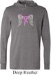 Breast Cancer Awareness Heaven Can Wait Lightweight Hoodie Tee