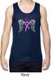 Breast Cancer Awareness Heaven Can Wait Mens Moisture Wicking Tanktop