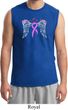 Breast Cancer Awareness Heaven Can Wait Mens Muscle Shirt