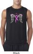 Breast Cancer Awareness Heaven Can Wait Mens Sleeveless Shirt