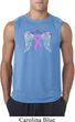 Breast Cancer Awareness Heaven Can Wait Mens Sleeveless Shirt