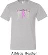 Breast Cancer Awareness Heaven Can Wait Mens Tall Shirt