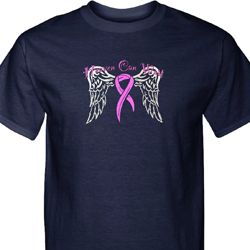 Breast Cancer Awareness Heaven Can Wait Mens Tall Shirt