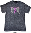 Breast Cancer Awareness Heaven Can Wait Mineral Tie Dye Shirt