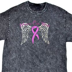 Breast Cancer Awareness Heaven Can Wait Mineral Tie Dye Shirt