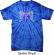 Breast Cancer Awareness Heaven Can Wait Spider Tie Dye Shirt