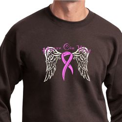 Breast Cancer Awareness Heaven Can Wait Sweatshirt