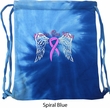 Breast Cancer Awareness Heaven Can Wait Tie Dye Bag