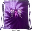 Breast Cancer Awareness Heaven Can Wait Tie Dye Bag