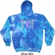 Breast Cancer Awareness Heaven Can Wait Tie Dye Hoodie