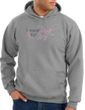 Breast Cancer Awareness Hoodie - I Wear Pink For Me Heather Grey Hoody