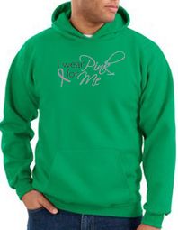 Breast Cancer Awareness Hoodie - I Wear Pink For Me Kelly Green Hoody Breast Cancer Awareness Hoodie - I Wear Pink For Me Kelly Green Hoody