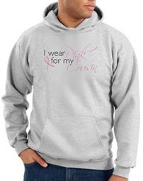 Breast Cancer Awareness Hoodie I Wear Pink For My Cousin Ash Hoody Breast Cancer Awareness Hoodie I Wear Pink For My Cousin Ash Hoody