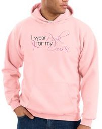 Breast Cancer Awareness Hoodie I Wear Pink For My Cousin Pink Hoody Breast Cancer Awareness Hoodie I Wear Pink For My Cousin Pink Hoody