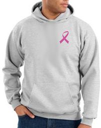 Breast Cancer Awareness Hoodie Pink Ribbon Pocket Print