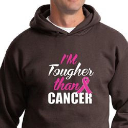 Breast Cancer Awareness Hoodie Tougher Than Cancer Hoody