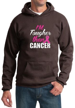 Breast Cancer Awareness Hoodie Tougher Than Cancer Hoody