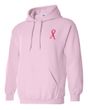 Breast Cancer Awareness Hoodie with Sequins - Light Pink