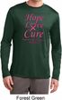 Breast Cancer Awareness Hope Love Cure Dry Wicking Long Sleeve