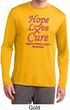 Breast Cancer Awareness Hope Love Cure Dry Wicking Long Sleeve