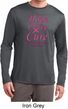 Breast Cancer Awareness Hope Love Cure Dry Wicking Long Sleeve