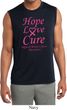 Breast Cancer Awareness Hope Love Cure Dry Wicking Sleeveless Shirt