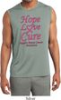 Breast Cancer Awareness Hope Love Cure Dry Wicking Sleeveless Shirt