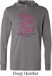 Breast Cancer Awareness Hope Love Cure Lightweight Hoodie